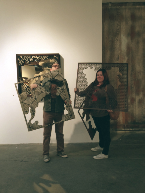 Marcy & Matt at Cyrcle Exhibit / Photo by Stacy 2012 