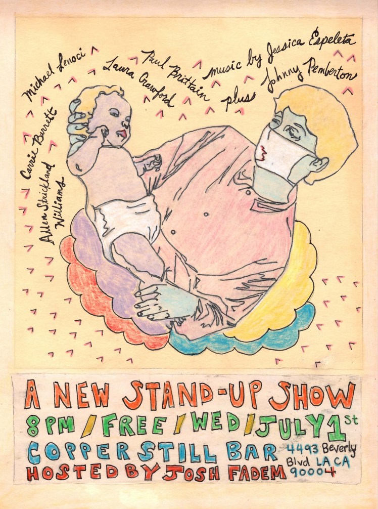 a new stand-up show . poster art by stacy elaine dacheux . 2015