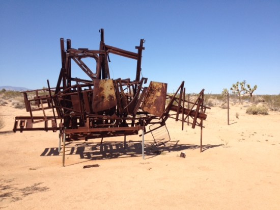 Noah Purifoy Outdoor Desert Art Museum . Exhibit Photo by Stacy Elaine Dacheux . 2013