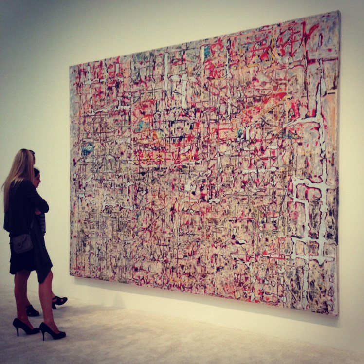 mark bradford painting . lacma 